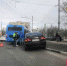 На Крахмалева в Брянске в автобус въехала легковушка - Брянская улица