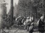Угон мирного населения. Фотография периода оккупации.
