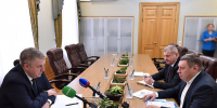 Рабочая встреча Губернатора с руководителем компании «Мегаполис» - Администрация области