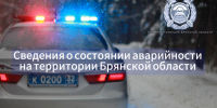Сведения о состоянии аварийности на территории Брянской области за 15 декабря 2024 года - ГИБДД