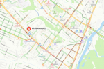 Из-за снегопада в Брянске образовались многокилометровые пробки