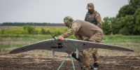 На подлете к Брянску уничтожили украинский БПЛА - Ракурс 32