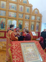 Храм поселка Локоть Брасовского благочиния отметил свой престольный праздник