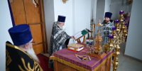 Секретарь Брянской епархии совершил Литургию Преждеосвященных Даров в храме в честь Преображения Господня города Брянска - Брянская Епархия