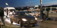 В массовой аварии на путепроводе в Брянске ранен 62-летний водитель - ИА Наш Брянск.ru
