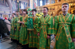 В праздник Входа Господня в Иерусалим митрополит Александр совершил Божественную литургию в Брянском кафедральном соборе