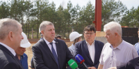Александр Богомаз посетил стройку в Злынке - ИА Наш Брянск.ru