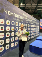 Альянова Виктория серебряный призер чемпионата страны