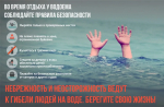 Правила безопасного поведения на воде