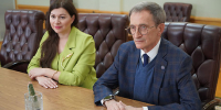 Рабочая встреча Губернатора Брянской области и члена ЦИК Российской Федерации - Администрация области