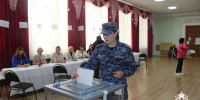 Росгвардейцы  участвуют в Едином дне голосования в Брянской области - Росгвардия