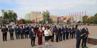 Начальник УФСИН региона Алексей Мишанов принял участие в праздничных мероприятиях, приуроченных к 82-й годовщине освобождения Брянщины от немецко-фашистских захватчиков и 1040-летию города - УФСИН