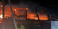В брянском Трубчевске во дворе жилого дома потушили пожар - Комсомольская Правда