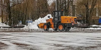 Брянск борется со снегопадами - Брянская улица