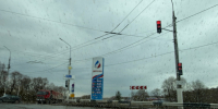 На Черном мосту в Брянске заработал новый светофор - ИА Наш Брянск.ru