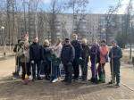 Сотрудники департамента внутренней политики приняли участие общегородском субботнике