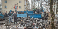 Глава Советского района лично принял участие в ликвидации свалки покрышек в Брянске - Брянская Учительская газета