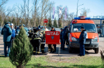 Брянские огнеборцы ликвидировали условный пожар на Термотроне
