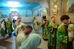 В канун дня памяти праведного Иоанна Кронштадтского митрополит Александр совершил всенощное бдение в Брянском кафедральном соборе