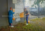 Более 20 человек вышли на борьбу с вандализмом в Советском районе Брянска