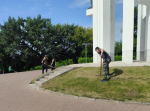 В санитарной пятнице приняли участие 96 сотрудников городской и районных администраций