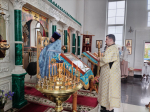 Престольный праздник отметил храм поселка Белые Берега