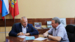 Валентин Суббот провел рабочую встречу с генеральным директором АО «КЗПК» Сергеем Шашуро
