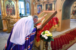 В день памяти священномученика протодиакона Серафима Василенко митрополит Александр совершил Литургию в Воскресенского храме города Брянска