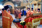 В день памяти священномученика протодиакона Серафима Василенко митрополит Александр совершил Литургию в Воскресенского храме города Брянска