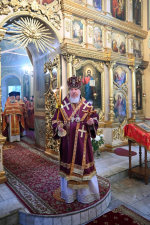 В день памяти священномученика протодиакона Серафима Василенко митрополит Александр совершил Литургию в Воскресенского храме города Брянска