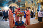 В день памяти священномученика протодиакона Серафима Василенко митрополит Александр совершил Литургию в Воскресенского храме города Брянска