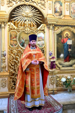 В день памяти священномученика протодиакона Серафима Василенко митрополит Александр совершил Литургию в Воскресенского храме города Брянска