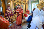 В день памяти священномученика протодиакона Серафима Василенко митрополит Александр совершил Литургию в Воскресенского храме города Брянска